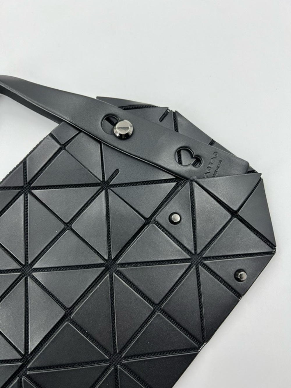 Issey Miyake Black Geometric Panel Tote - Picture 4 of 11